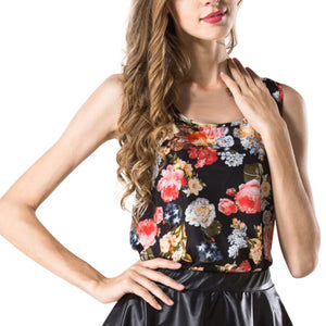 2018 Fashion Women Blouse O-Neck Printed Chiffon blusas chemise femme Floral Shirt feminina Tops de moda Hot sale *50